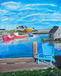 A flotilla at the cove